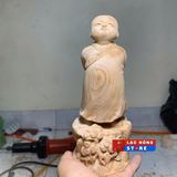  Tượng Tùy duyên gỗ Ngọc am  LHWOVN-9030 