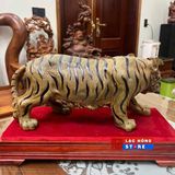  Mãnh hổ Gỗ trắc xanh liền khối 100% LHWOVN-9038 