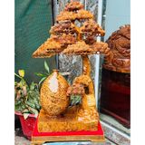  Bình tùng bonsai gỗ nu ngọc am nguyên khối LHWOVN-9076 