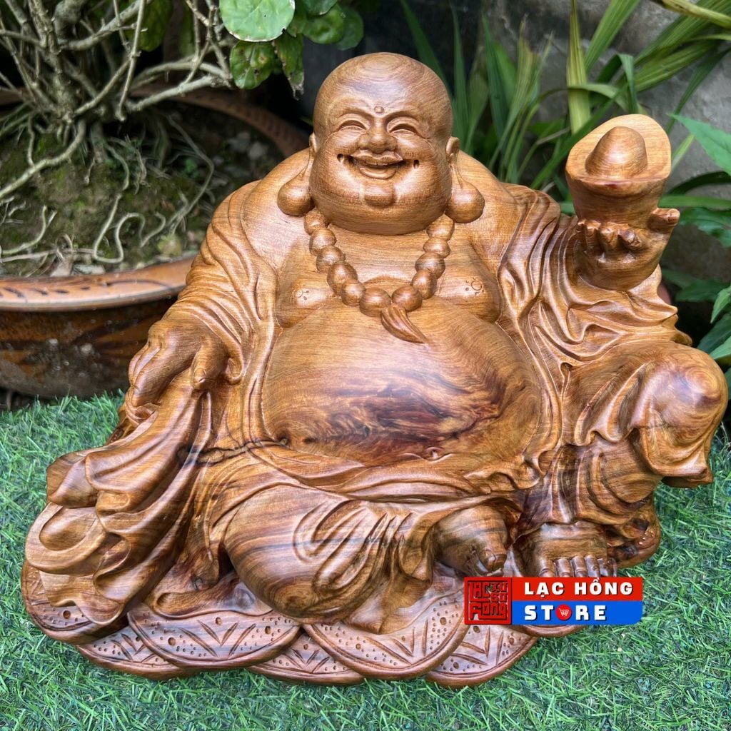  Cụ di lặc gỗ bách xanh LHWOVN-9081 