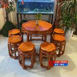  BỘ ĐÔN HOA MAI GỖ HƯƠNG ĐÁ  LHWOVN-9098 