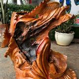  Tam ngư vờn ngọc Gỗ hương ta LHWOVN-9102 