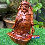  Tác phẩm cụ thần tài gỗ sưa LHWOVN-9103 