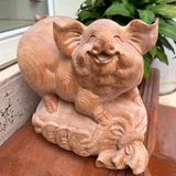  Heo nằm bao tiền gỗ ngọc am LHWOVN-9105 
