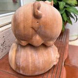  Heo nằm bao tiền gỗ ngọc am LHWOVN-9105 