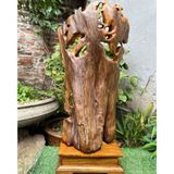  Tác phẩm cụ di lặc vác đào LHWOVN-9133 