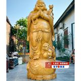  Di lặc chúc phúc gỗ cẩm vàng LHWOVN-9151 