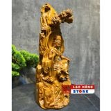  Phật Tự Tại Gỗ Bách Nguyên Khối LHWOVN-9161 