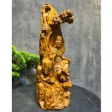  Phật Tự Tại Gỗ Bách Nguyên Khối LHWOVN-9161 