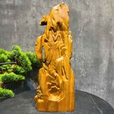  Phật Tự Tại Gỗ Bách Nguyên Khối LHWOVN-9161 