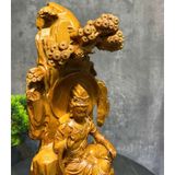  Phật Tự Tại Gỗ Bách Nguyên Khối LHWOVN-9161 