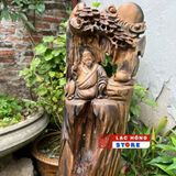 Tác phẩm cụ thần trà gỗ bách xanh LHWOVN-9166 