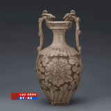  Bình hoa sứ quai Rồng LHCEVN-0513 