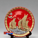 Đĩa gốm “Thuận Buồm Xuôi Gió” LHCEVN-0505 