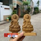  Tượng Gỗ Quan Âm Mini Đặt Xe Ô Tô 