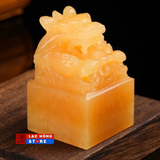  Con dấu khắc Cửu long ngọc ấn vàng LHSTVN-0539 