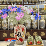  Hũ đựng bánh kẹo - bình hoa tết LHCEVN-0502 