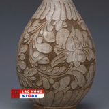  Bình sứ khắc ngọc nồi mùa xuân LHCEVN-0575 