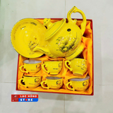  [Ấm chén in logo] Bộ ầm trà Bát Tràng Thuận Buồm Xuôi Gió in tên Chủ tịch nước Lương Cường LHCEVN-0547 