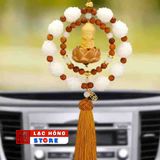 Mặt dây chuyền xe hơi Guanyin hoa sen Bồ đề đồ LHWOVN-9017 