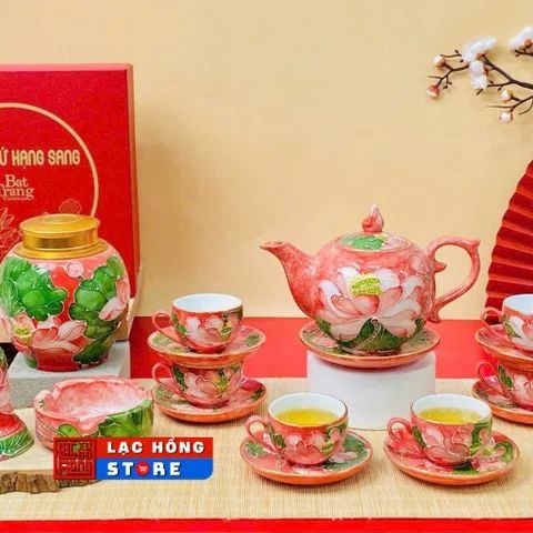  Bộ ấm chén Bát Tràng LHCEVN-0572 
