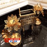  Đế nến hoa sen mà vàng LHMEVN-9012 