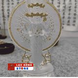  Tượng Phật Bà Quan Âm ngàn tay bằng thủy tinh LHSTVN-9006 