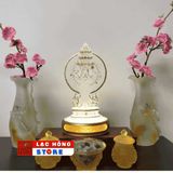  Tượng Phật Bà Quan Âm ngàn tay bằng thủy tinh LHSTVN-9006 