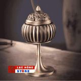  Cao chân đồng thau dáng quả bí ngô LHMEVN-9009 
