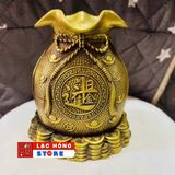  Túi tài lộc bằng Đồng thau tượng trưng cho may mắn LHMEVN-9020 