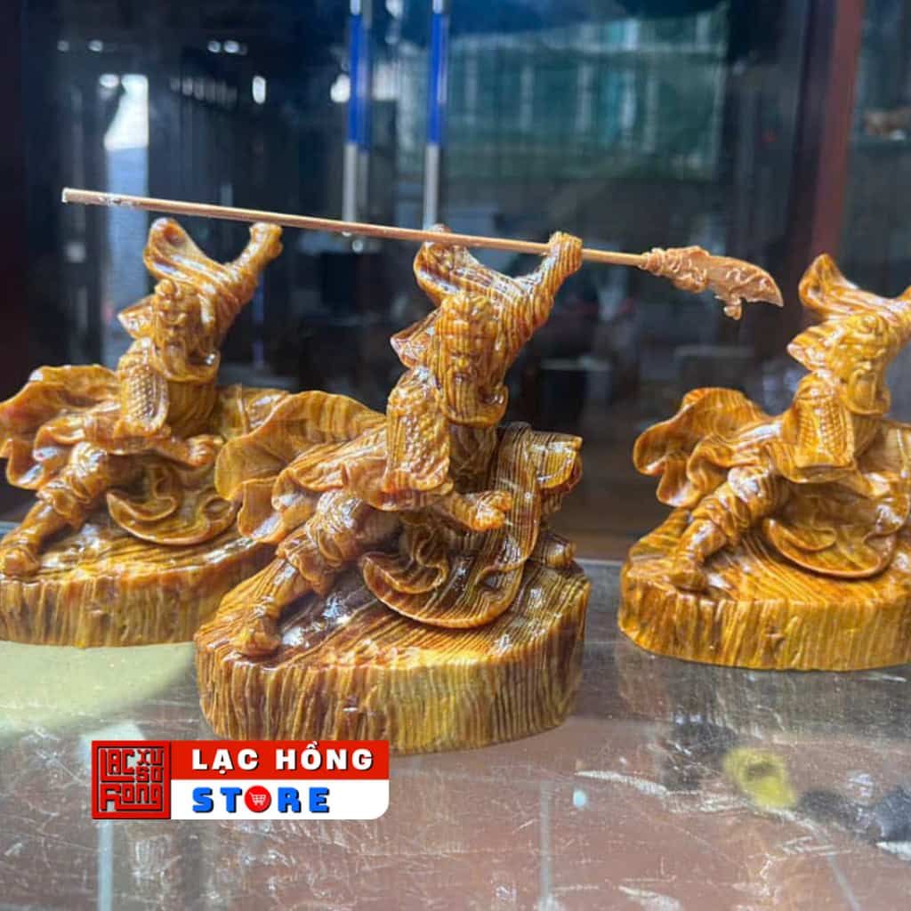  Quan công múa võ gỗ huyết long LHWOVN-9012 