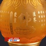  Cặp Đèn hoa sen thủy tinh trang trí bàn thờ LHMEVN-9011 
