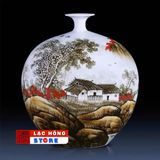  Bình gốm tráng men trang trí cao cấp LHCEVN-9025 