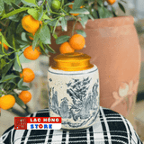  Bình đựng trà gốm sứ Bát Trang dáng trụ LHCEVN-9005 