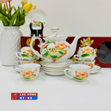  Bộ ấm chén Bát Tràng cao cấp LHCEVN-0551 