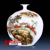  Bình gốm tráng men trang trí cao cấp LHCEVN-9025 