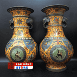  Cặp bình đồng pháp lam LHMECN-0054 