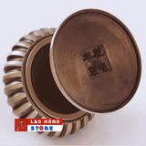  Cao chân đồng thau dáng quả bí ngô LHMEVN-9009 
