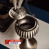 Cao chân đồng thau dáng quả bí ngô LHMEVN-9009 