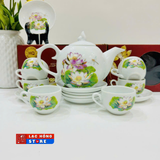  Bộ ấm chén Bát Tràng cao cấp LHCEVN-0552 