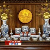  Bộ đồ thờ vẽ vàng cao cấp LHCEVN-9029 