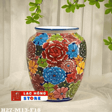  Bình gốm vẽ hoa trang trí LHCEVN-9022 
