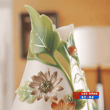  Bình hoa Gốm cao họa tiết hoa hướng dương LHCEVN-0471 