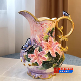  Bình gốm cắm hoa thiết kế sang trọng LHCEVN-0473 
