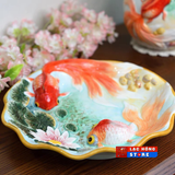  Đĩa Gốm tráng men cao cấp LHCEVN-0474 