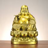  TƯỢNG PHẬT DI LẶC ĐỒNG THAU CAO CẤP LHMEVN-0015 