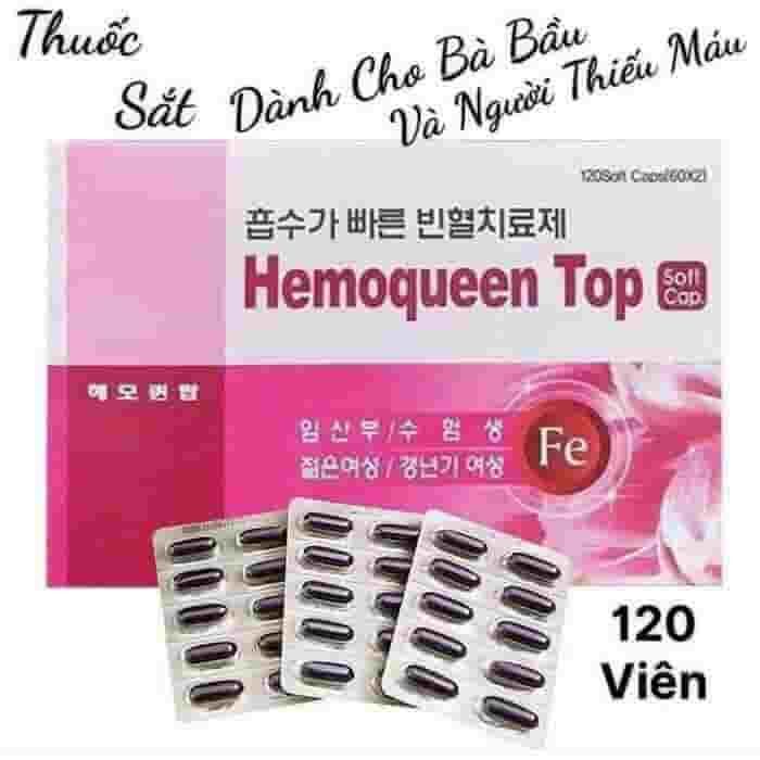  Viên uống Sắt HEMOQUEEN TOP Hàn Quốc LHHEKR-9003 