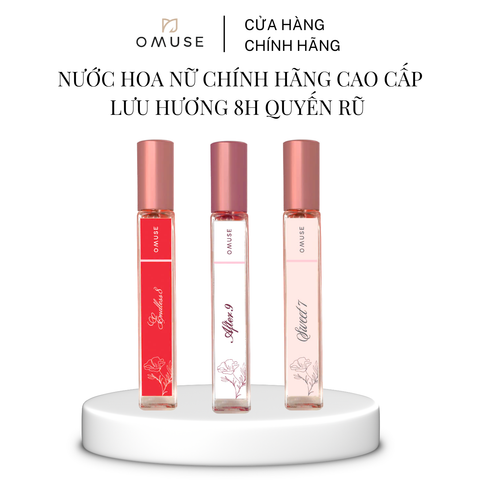 Combo 3 chai nước hoa chính hãng cao cấp OMUSE