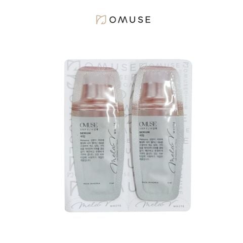 [2 Gói sample 2ml] Tinh chất mờ nám và tàn nhang chuyên sâu OMUSE MelaV White Serum