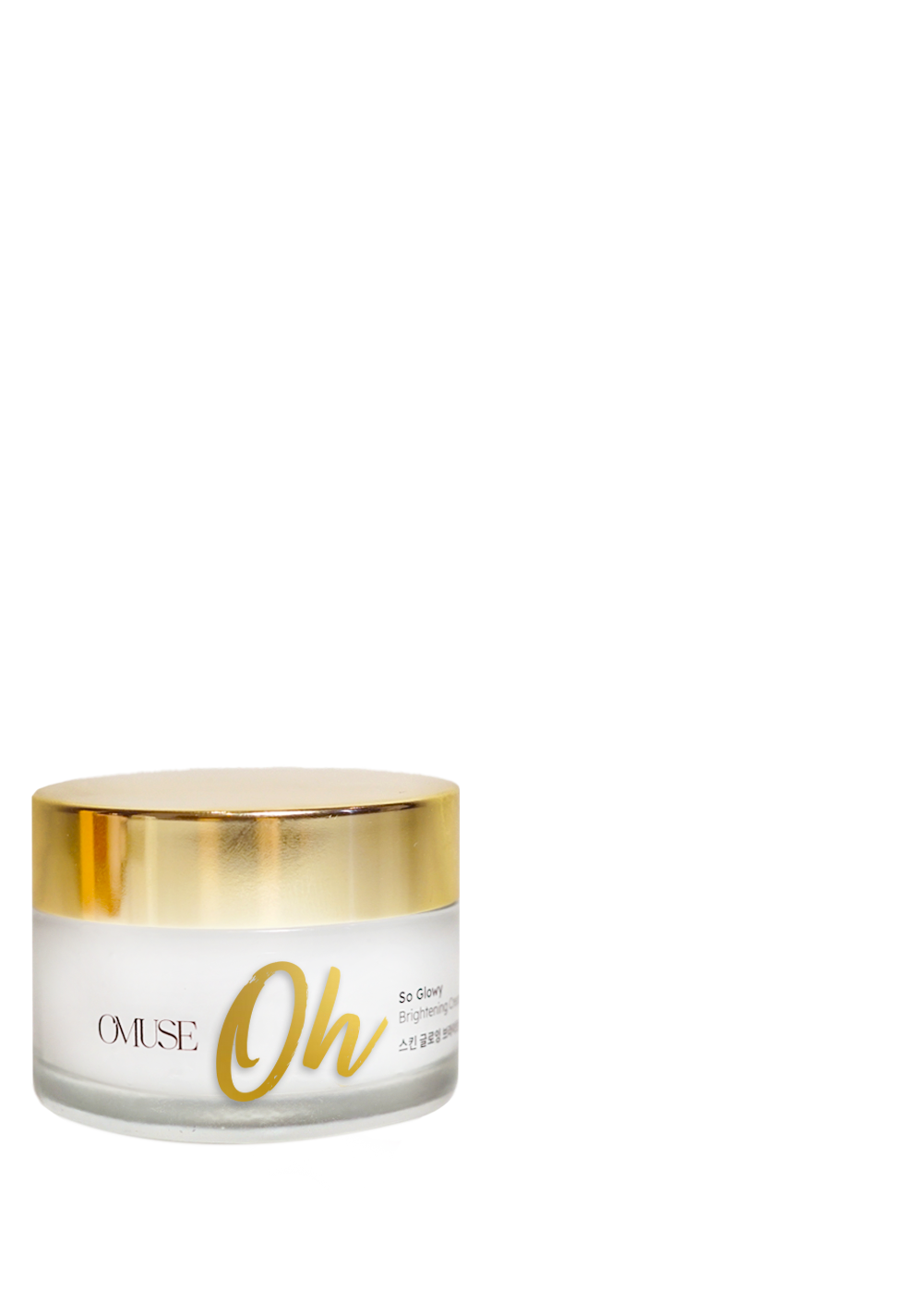 Quà tặng không bán Kem dưỡng trắng da mặt, dưỡng ẩm và hỗ trợ giảm thâm OMUSE Oh So Glowy Brightening Cream 50g